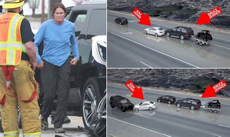 bruce jenner autounfall|Official: Video Shows Bruce Jenner Rear